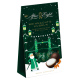 Balls of dark chocolate with peppermint filling After eight