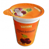 Korrekt cherry yogurt cream