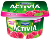 Danone Activia yoghurt raspberry