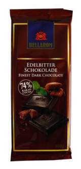 bitter chocolate 74% cocoa Bellarom