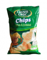 Chips & kase zwiebel crust Croc