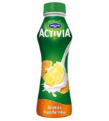 Activia drink pineapple tangerine Danone