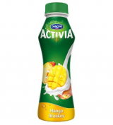 Activia peach mango drink Danone