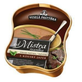 Liver pate with pieces from master butcher Cheerful pastýřka
