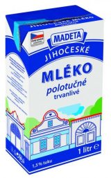 South Bohemian milk semi-durable 1.5% Madeta