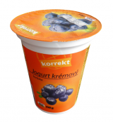 Korrekt creamy blueberry yogurt