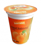 Korrekt creamy yogurt apricot