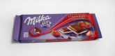 Milka chocolate with strawberry yogurt filling