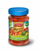 Olive & Basilico tomato sauce with olives and basil Gourmet OTMA