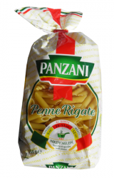Penne rigate pasta Panzani raw