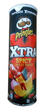 Pringles extra spicy chili sauce