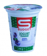 The Budget blueberry yogurt