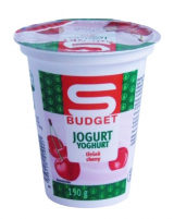 The Budget cherry fruit yogurt
