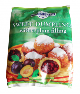 dumplings with plum filling deep frozen