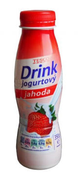 Tesco yoghurt drink strawberry