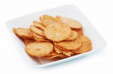 Protein chips flavored with barbecue Victus