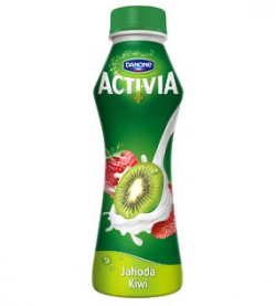 Activia drink strawberry kiwi Danone