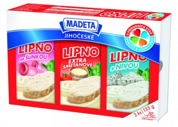 South Bohemia Lipno TRIO extra cream, ham, Niva Madeta