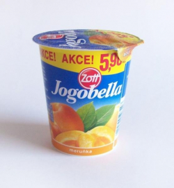 Jogobella apricot yogurt