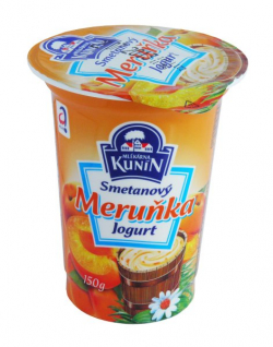 Creamy yogurt apricot Kunin
