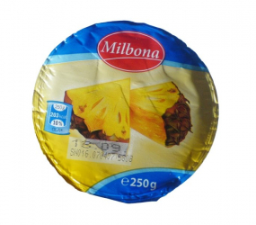 Milbona pineapple yoghurt