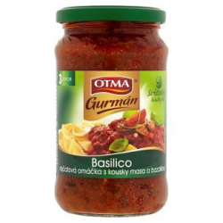 Basilico tomato sauce with pieces of meat and basil Gourmet OTMA