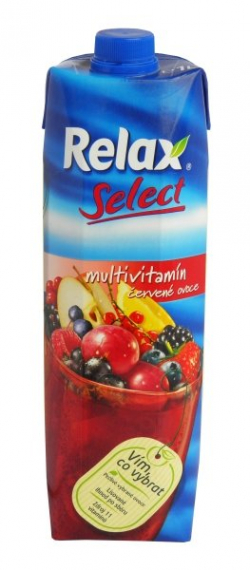 Relax multivitamin juice red fruit