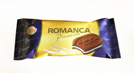 Romanca Premium sit chocolate cookies with vanilla filling