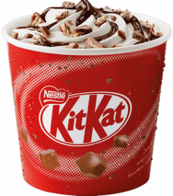 McDonald´s McFlurry and KitKat topping