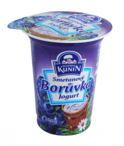 Kunin creamy blueberry yogurt
