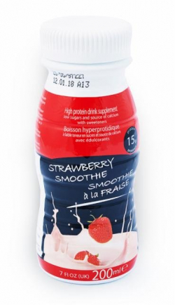 Milk smoothie with strawberry flavor Victus